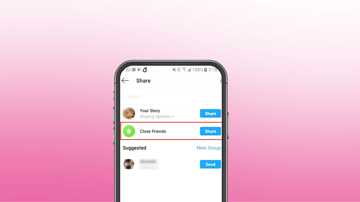 Instagram Close Friends Story