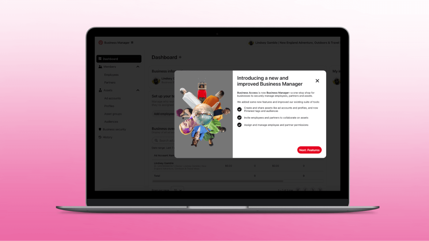 Pinterest Business Manager 