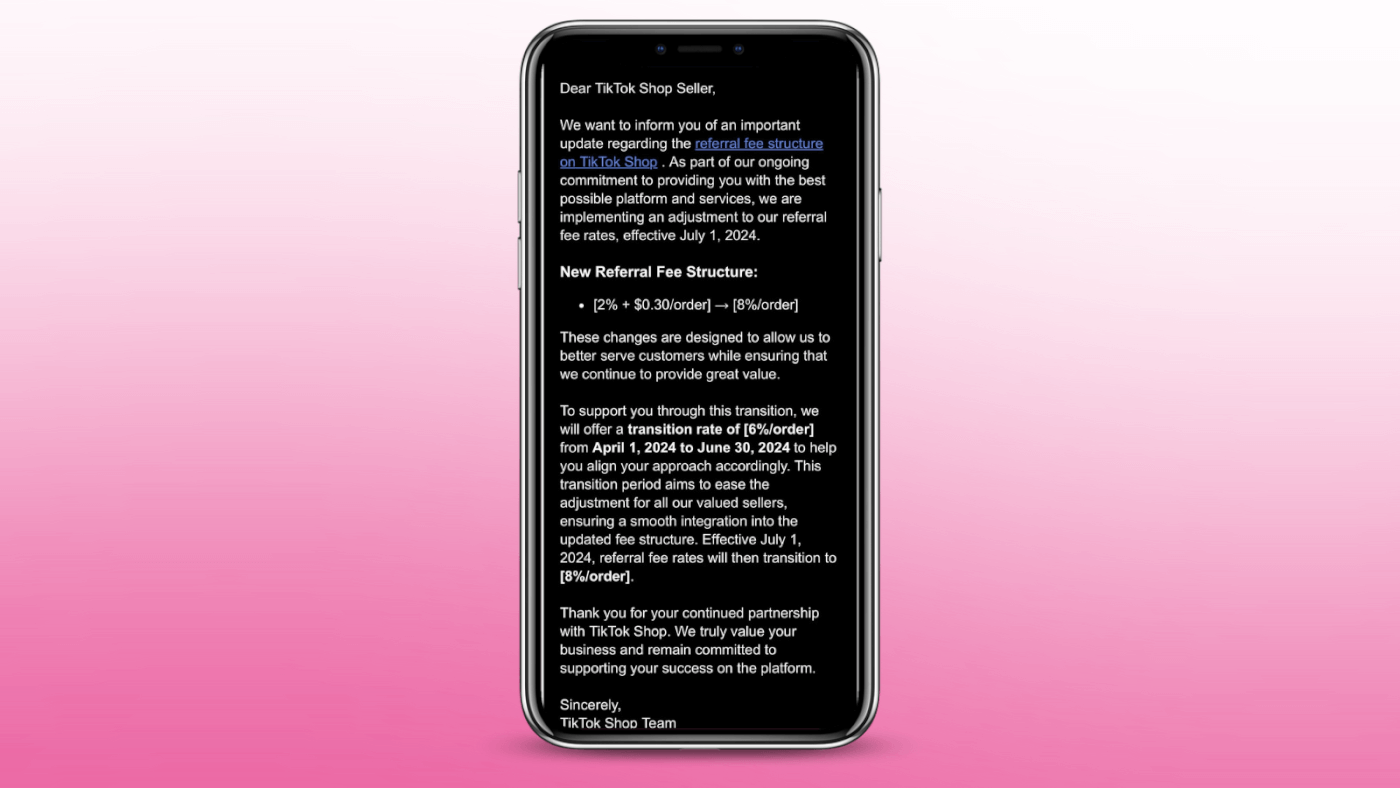 TikTok Seller Fees Increase