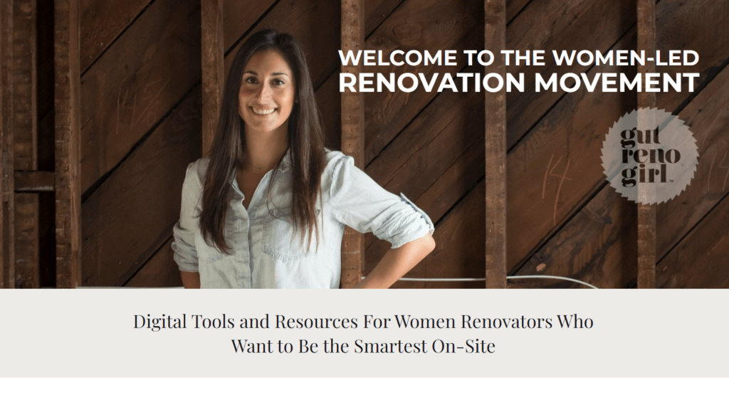 Interior Designer Gut Reno Girl About page