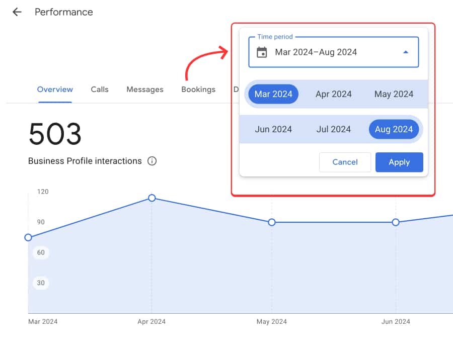 Google Business Profile insights